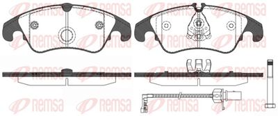 Brake Pad Set, disc brake REMSA 1304.31