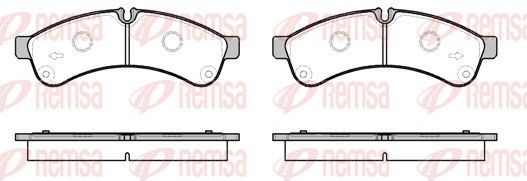 REMSA 1339.00 Brake Pad Set, disc brake