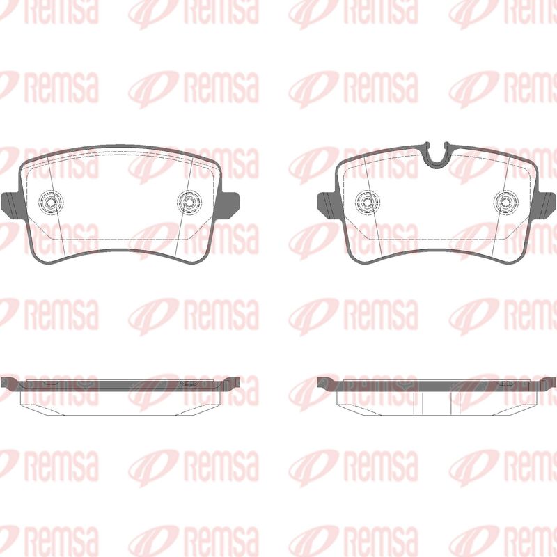 REMSA 1343.14 Brake Pad Set, disc brake