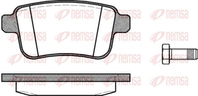 Brake Pad Set, disc brake REMSA 1352.00
