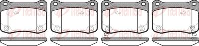 Brake Pad Set, disc brake REMSA 1353.02