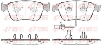 Brake Pad Set, disc brake REMSA 1371.12