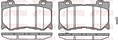 Brake Pad Set, disc brake REMSA 1372.01