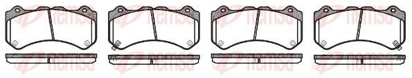 REMSA 1376.02 Brake Pad Set, disc brake