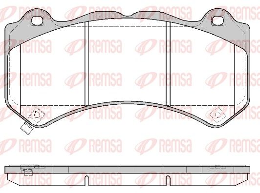 REMSA 1376.04 Brake Pad Set, disc brake