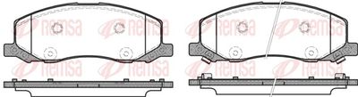 Brake Pad Set, disc brake REMSA 1386.02