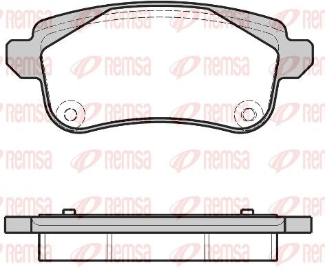 REMSA 1387.30 Brake Pad Set, disc brake