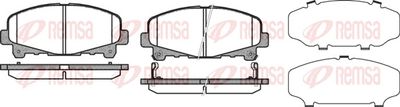 Brake Pad Set, disc brake REMSA 1390.02