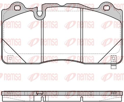 REMSA 1445.12 Brake Pad Set, disc brake