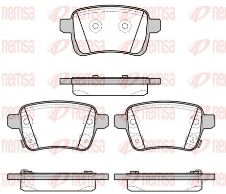 REMSA 1450.22 Brake Pad Set, disc brake