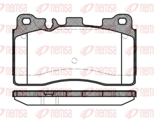 REMSA 1454.00 Brake Pad Set, disc brake