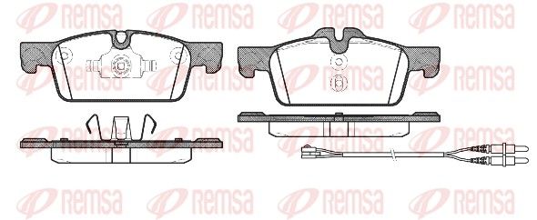 REMSA 1461.01 Brake Pad Set, disc brake