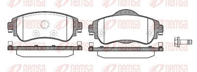 Brake Pad Set, disc brake REMSA 1464.08