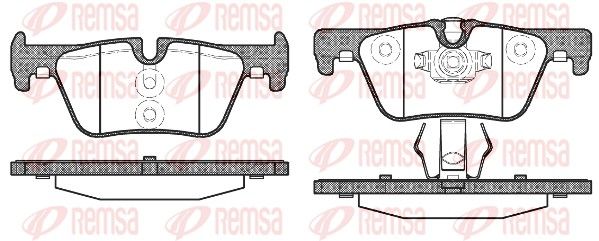 REMSA 1476.00 Brake Pad Set, disc brake