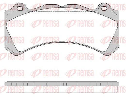REMSA 1502.10 Brake Pad Set, disc brake