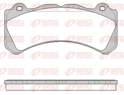 Brake Pad Set, disc brake REMSA 1502.10