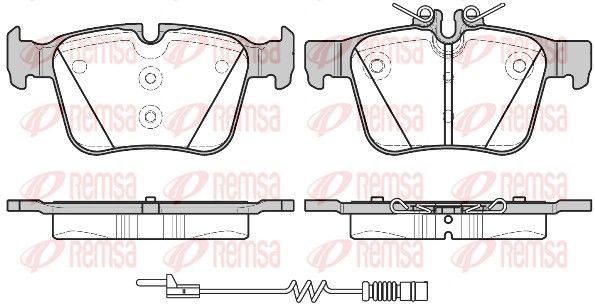REMSA 1516.20 Brake Pad Set, disc brake