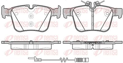Brake Pad Set, disc brake REMSA 1516.20
