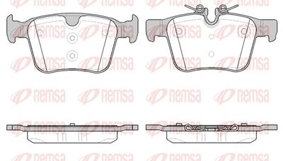 Brake Pad Set, disc brake REMSA 1516.40