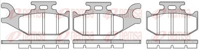Brake Pad Set, disc brake REMSA 1519.00