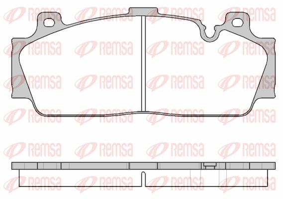 REMSA 1543.10 Brake Pad Set, disc brake