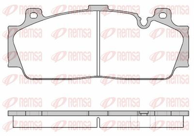 Brake Pad Set, disc brake REMSA 1543.10
