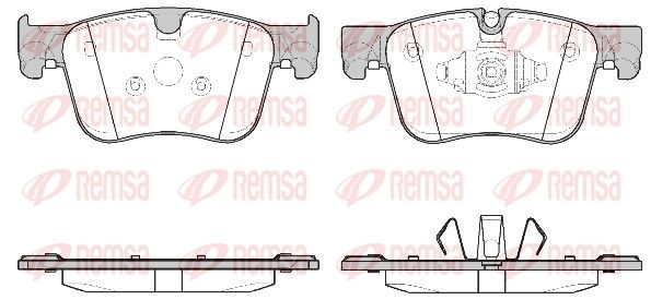 REMSA 1560.10 Brake Pad Set, disc brake