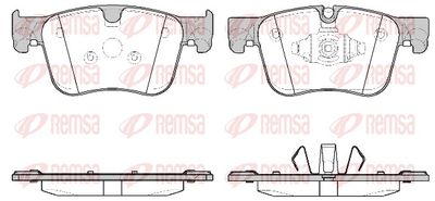 Brake Pad Set, disc brake REMSA 1560.10