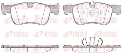 Brake Pad Set, disc brake REMSA 1580.00