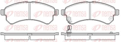 Brake Pad Set, disc brake REMSA 1581.01