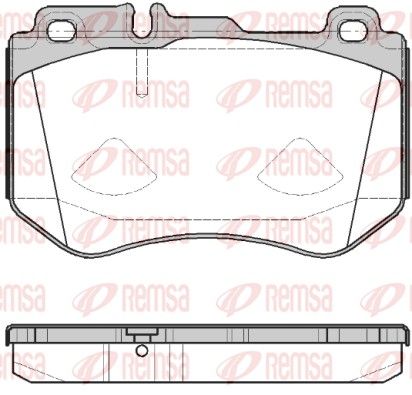 REMSA 1591.00 Brake Pad Set, disc brake