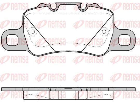 REMSA 1596.00 Brake Pad Set, disc brake