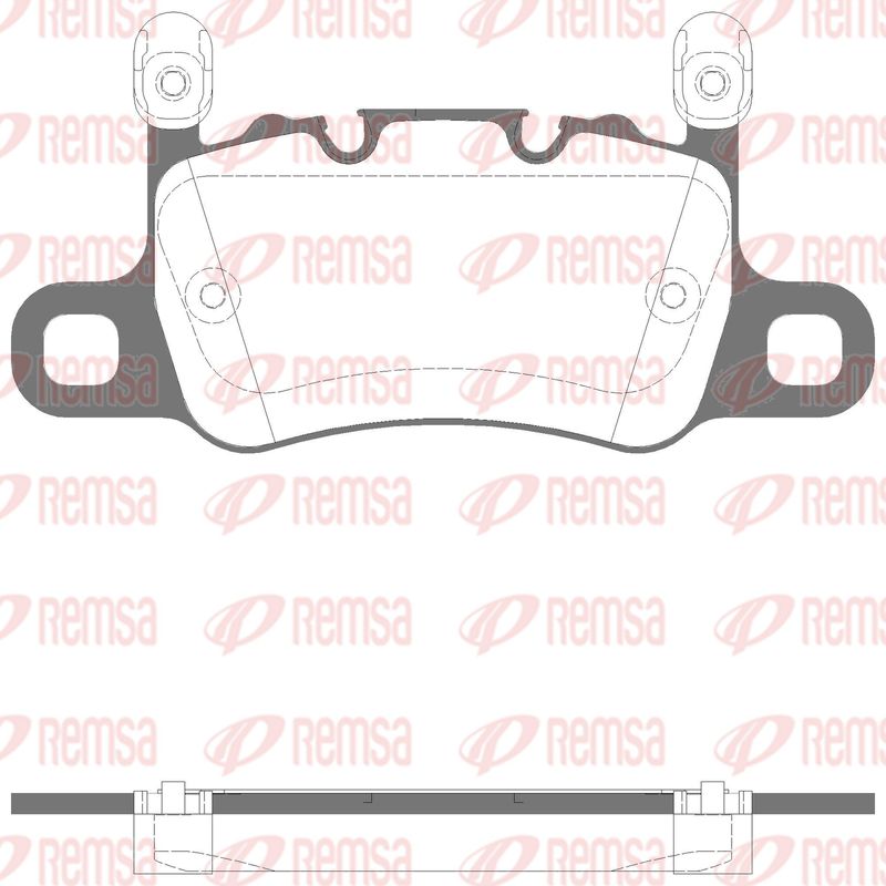 REMSA 1598.30 Brake Pad Set, disc brake