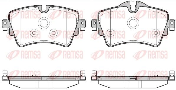 REMSA 1599.08 Brake Pad Set, disc brake