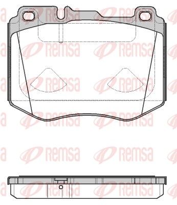 REMSA 1604.10 Brake Pad Set, disc brake