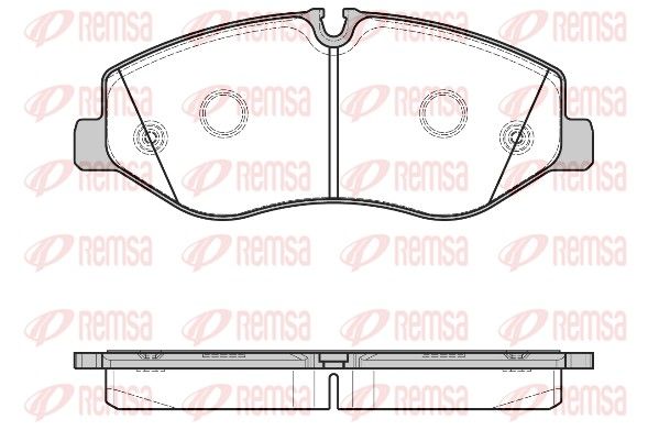 REMSA 1623.00 Brake Pad Set, disc brake