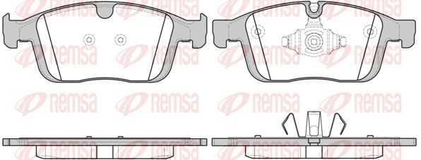 REMSA 1689.00 Brake Pad Set, disc brake