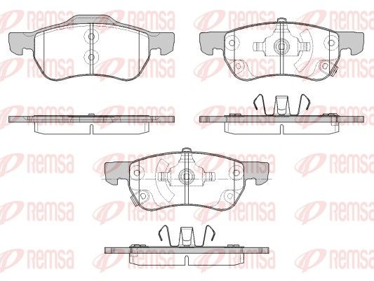REMSA 1693.12 Brake Pad Set, disc brake