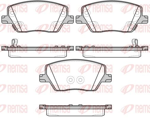 REMSA 1695.02 Brake Pad Set, disc brake