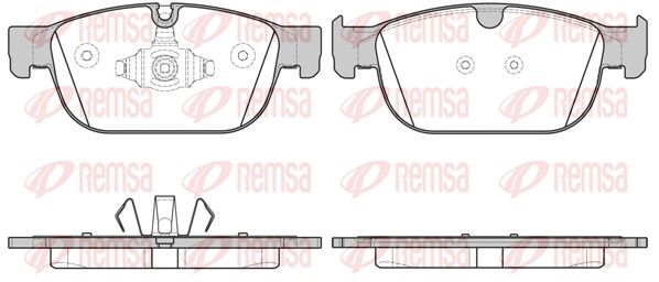 REMSA 1696.00 Brake Pad Set, disc brake
