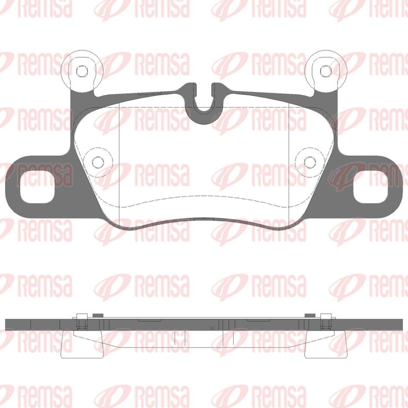 REMSA 1714.30 Brake Pad Set, disc brake