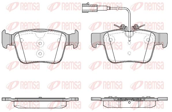 REMSA 1722.02 Brake Pad Set, disc brake