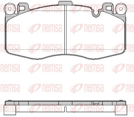 REMSA 1733.00 Brake Pad Set, disc brake
