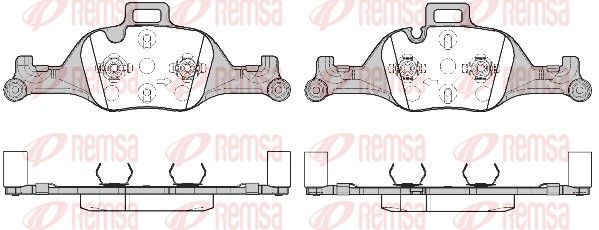 REMSA 1740.00 Brake Pad Set, disc brake