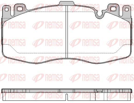 REMSA 1742.00 Brake Pad Set, disc brake