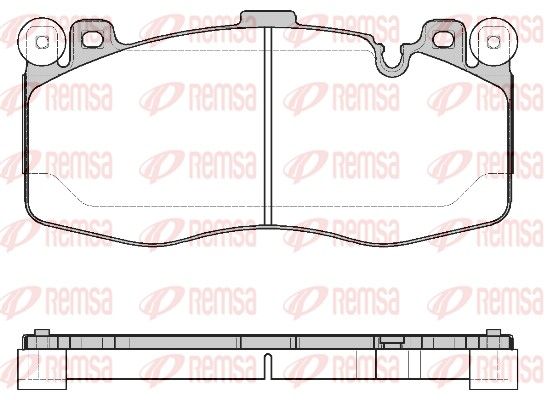 REMSA 1742.10 Brake Pad Set, disc brake