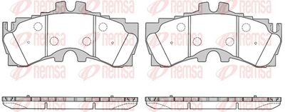 Brake Pad Set, disc brake REMSA 1789.00