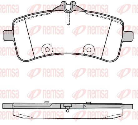 REMSA 1794.00 Brake Pad Set, disc brake