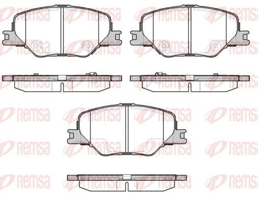 REMSA 1795.02 Brake Pad Set, disc brake