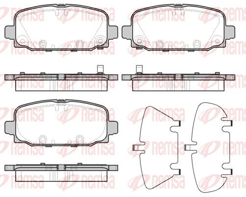 REMSA 1796.02 Brake Pad Set, disc brake
